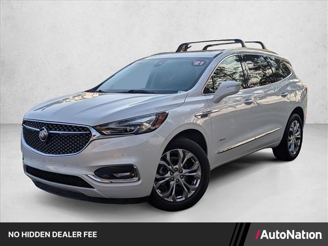 White Frost Tricoat 2021 Buick Enclave SUV / Crossover Four-Wheel Drive 9-Speed Automatic