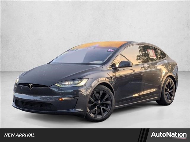 Silver/Gray 2024 Tesla Model X AWD SUV / Crossover All-Wheel Drive Automatic