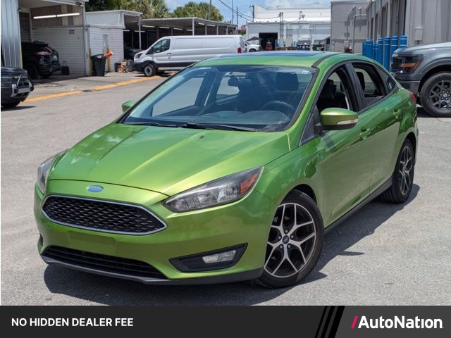 Outrageous Green Metallic Tinted Clearcoat 2018 Ford Focus Sedan Front-Wheel Drive 6-Speed Automatic