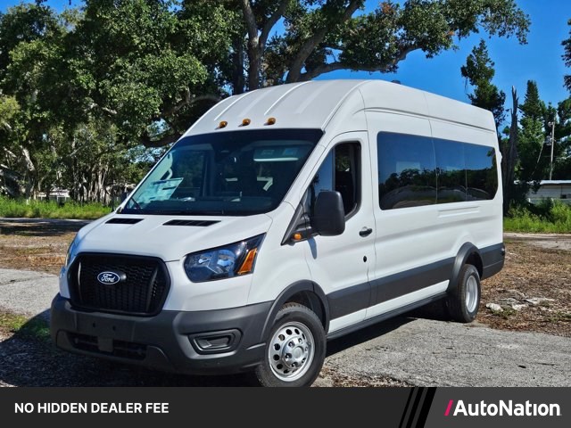 Oxford White 2026 Ford Transit Passenger 350 HD XL High Roof Extended LB DRW RWD Van Rear-Wheel Drive Automatic
