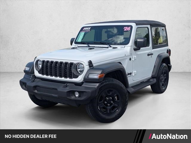 Bright White Clearcoat 2026 Jeep Wrangler SUV / Crossover Four-Wheel Drive 8-Speed Automatic