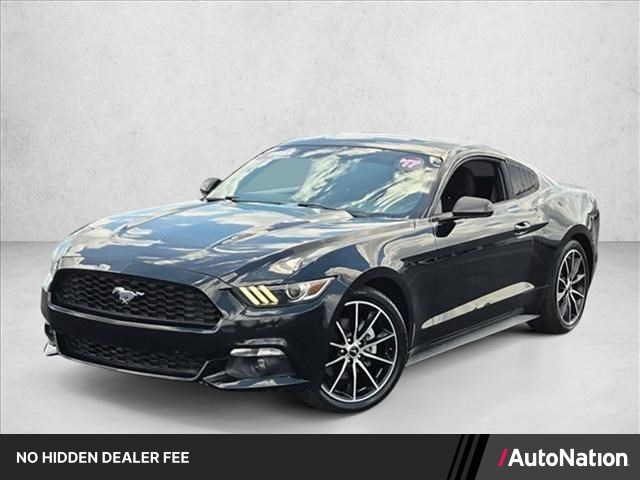 Shadow Black 2017 Ford Mustang Coupe Rear-Wheel Drive 6-Speed Automatic
