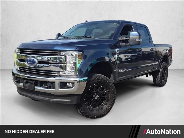 Blue Jeans Metallic 2019 Ford F-250 Super Duty Lariat Crew Cab 4WD Pickup Truck Four-Wheel Drive 6-Speed Automatic