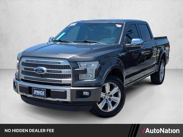 Gray (Magnetic Metallic) 2015 Ford F-150 Pickup Truck Four-Wheel Drive 6-Speed Automatic