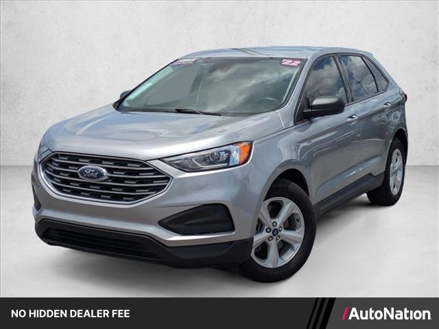 Iconic Silver Metallic 2022 Ford Edge SE AWD SUV / Crossover All-Wheel Drive 8-Speed Automatic