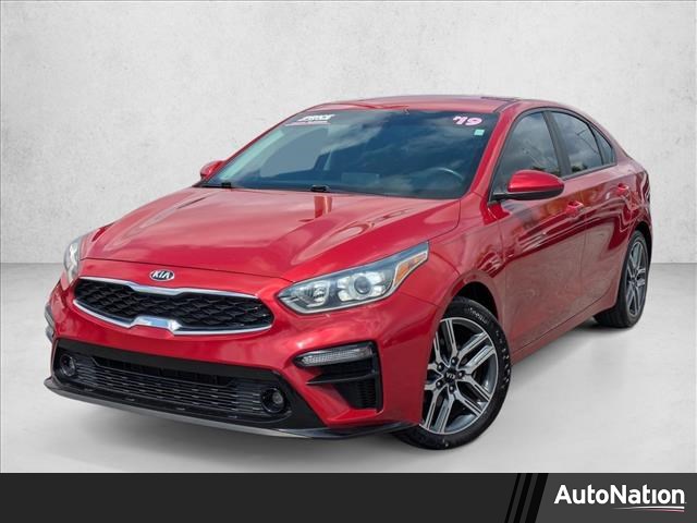 Currant Red 2019 Kia Forte S FWD Sedan Front-Wheel Drive Automatic