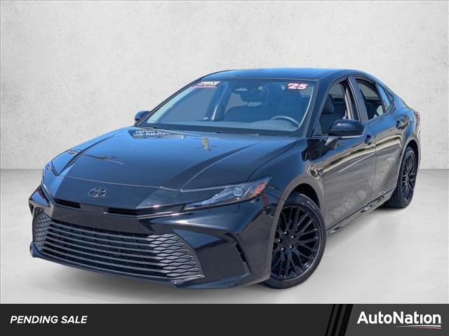Black 2025 Toyota Camry LE FWD Sedan Front-Wheel Drive Automatic
