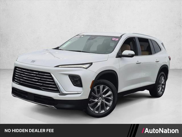White Frost Tricoat 2025 Buick Enclave SUV / Crossover Front-Wheel Drive 8-Speed Automatic