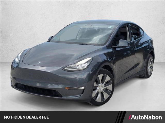 Silver/Gray 2022 Tesla Model Y SUV / Crossover All-Wheel Drive Automatic