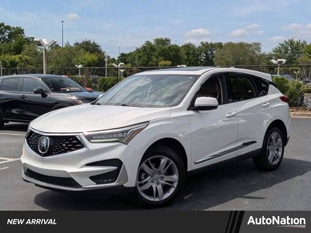 Gray (Platinum White Pea) 2021 Acura RDX SH-AWD with Advance Package SUV / Crossover All-Wheel Drive Automatic