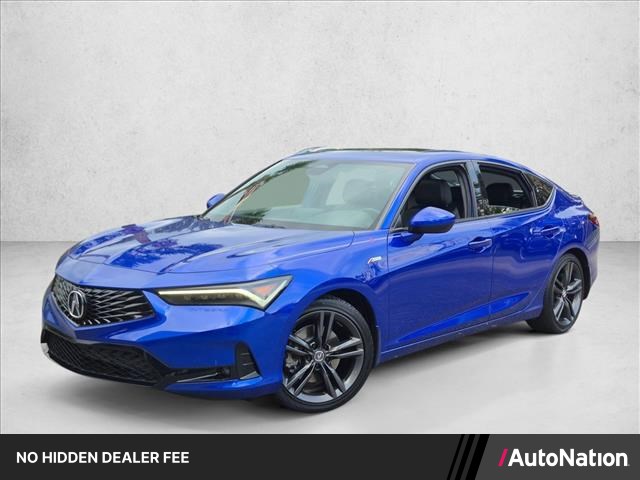 Apex Blue Pearl 2025 Acura Integra Sedan Front-Wheel Drive Continuously Variable Transmission