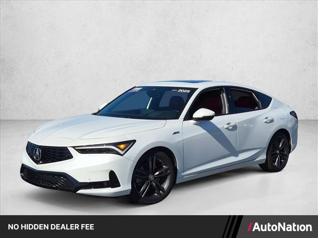 White 2025 Acura Integra Hatchback Front-Wheel Drive Continuously Variable Transmission
