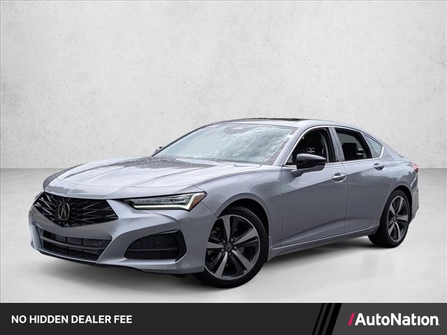 Lunar Silver Metallic 2025 Acura TLX FWD with Technology Package Sedan Front-Wheel Drive Automatic