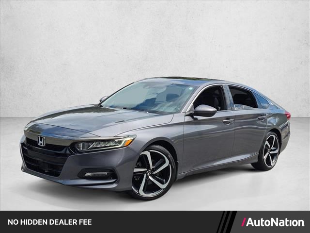 Gray (Modern Steel Metallic) 2019 Honda Accord Sedan Front-Wheel Drive Automatic