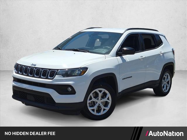Bright White Clearcoat 2024 Jeep Compass SUV / Crossover Four-Wheel Drive 8-Speed Automatic
