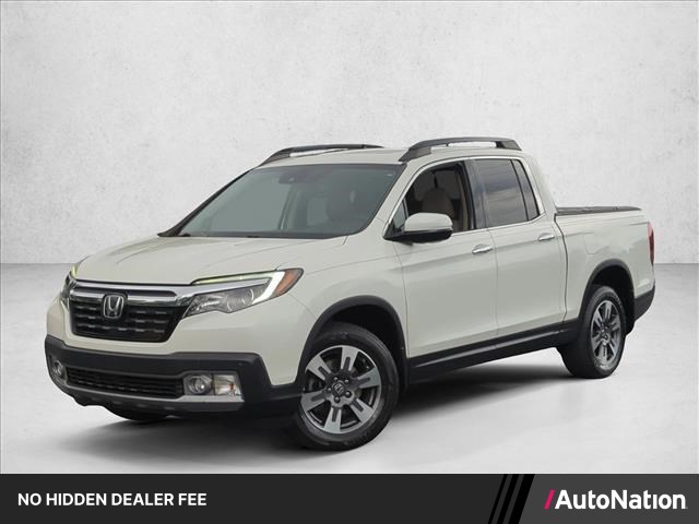 Gray (Platinum White Pea) 2019 Honda Ridgeline Pickup Truck All-Wheel Drive 6-Speed Automatic