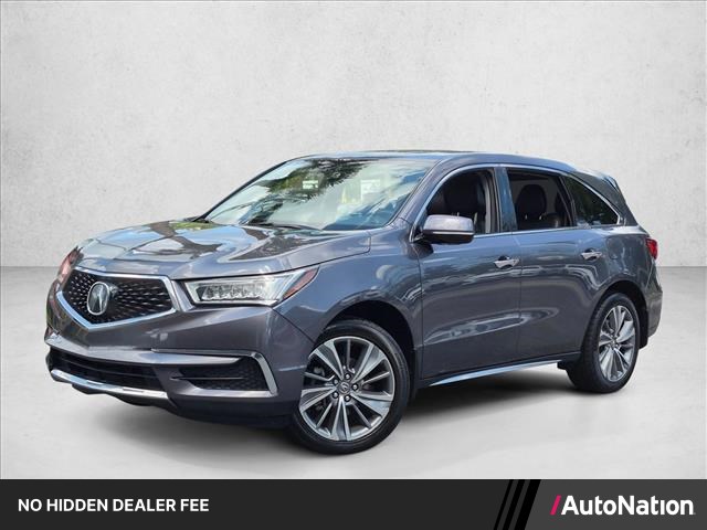 Gray (Modern Steel Metallic) 2017 Acura MDX SUV / Crossover Front-Wheel Drive Automatic