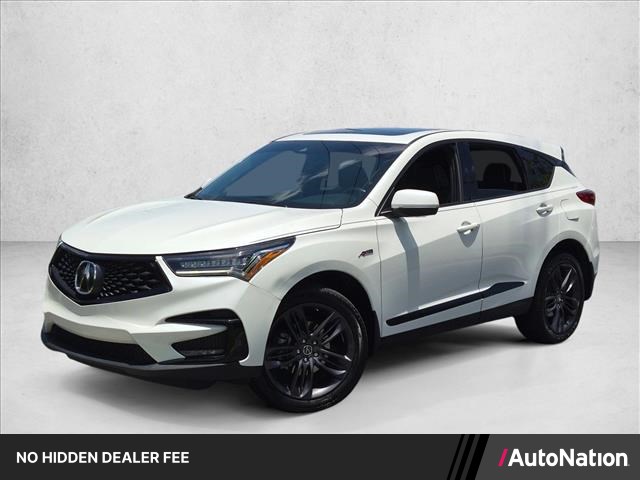 White Diamond Pearl 2019 Acura RDX SUV / Crossover All-Wheel Drive Automatic