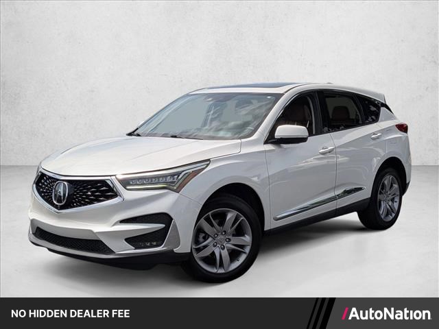 Gray (Platinum White Pea) 2021 Acura RDX SH-AWD with Advance Package SUV / Crossover All-Wheel Drive Automatic