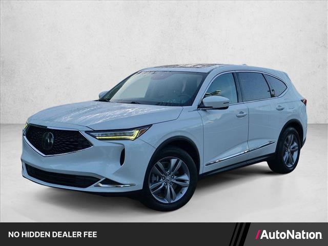 Gray (Platinum White Pea) 2023 Acura MDX SUV / Crossover All-Wheel Drive Automatic