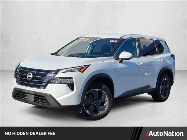 Everest White Pearl 2024 Nissan Rogue SUV / Crossover Front-Wheel Drive Automatic