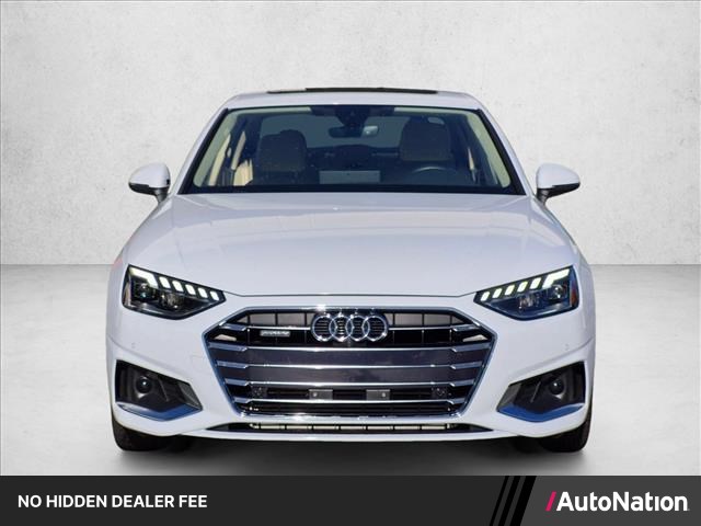 Glacier White Meta 2023 Audi A4 Sedan All-Wheel Drive Automatic