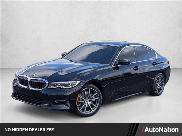 Jet Black 2019 BMW 3 Series 330i Sedan RWD Sedan Rear-Wheel Drive Automatic