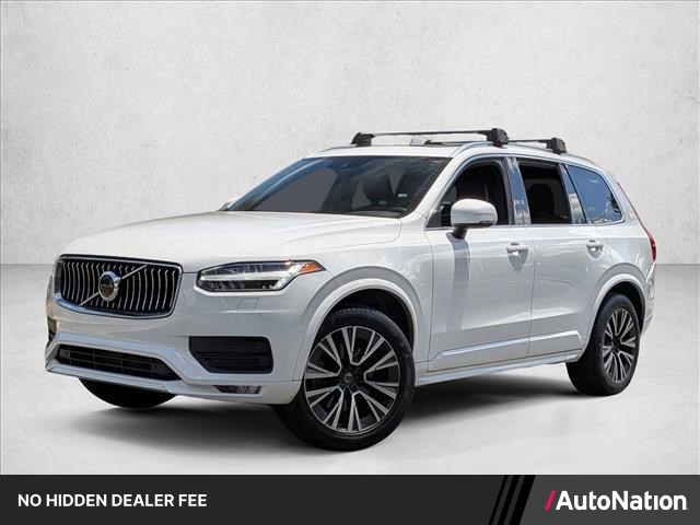 Crystal White Meta 2021 Volvo XC90 T6 Momentum 7-Passenger AWD SUV / Crossover All-Wheel Drive Automatic