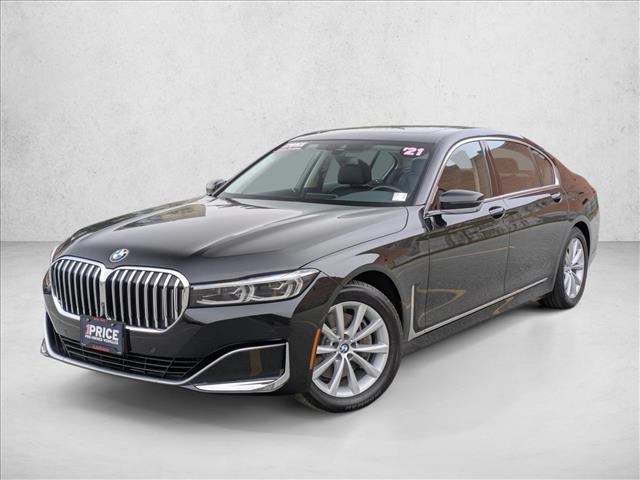 Black Sapphire Metallic 2021 BMW 7 Series 740i xDrive AWD Sedan All-Wheel Drive 8-Speed Automatic