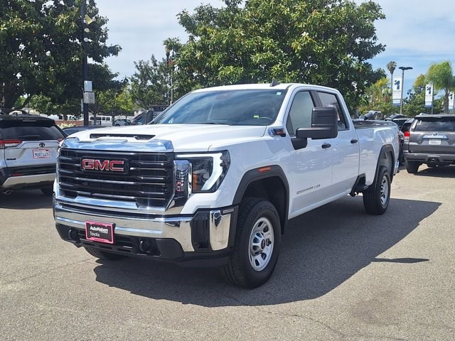 Summit White 2024 GMC Sierra 3500HD Pro Crew Cab 4WD Pickup Truck Four-Wheel Drive Automatic