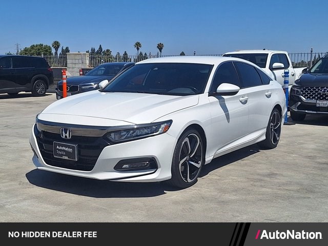 Platinum White Pearl 2019 Honda Accord 1.5T Sport FWD Sedan Front-Wheel Drive Automatic