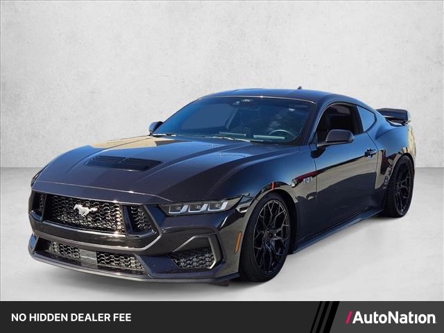 Dark Matter Gray Metallic 2024 Ford Mustang Coupe Rear-Wheel Drive Automatic