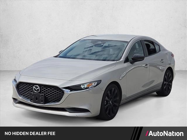 Gray (Platinum Quartz Metallic) 2024 Mazda MAZDA3 Sedan Front-Wheel Drive Automatic