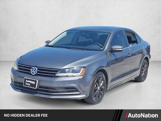 Platinum Gray Metallic 2017 Volkswagen Jetta Sedan Front-Wheel Drive 6-Speed Automatic