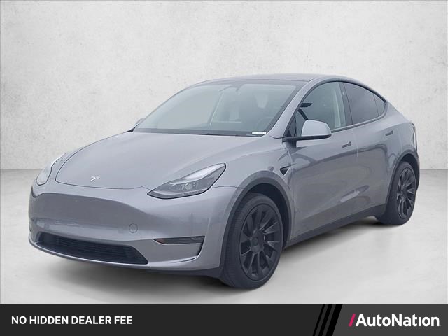 Gray (Stealth Grey) 2025 Tesla Model Y SUV / Crossover Rear-Wheel Drive Automatic