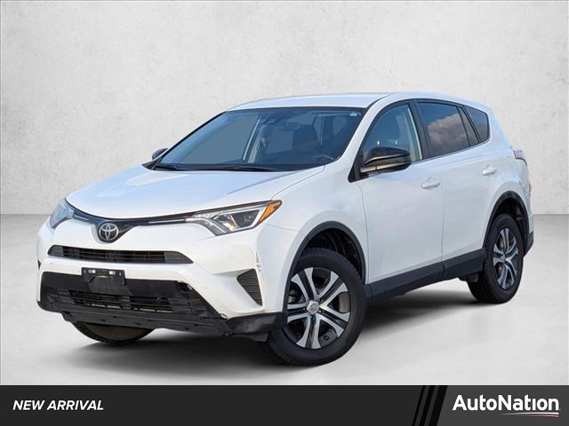Super White 2018 Toyota RAV4 LE SUV / Crossover Front-Wheel Drive Automatic