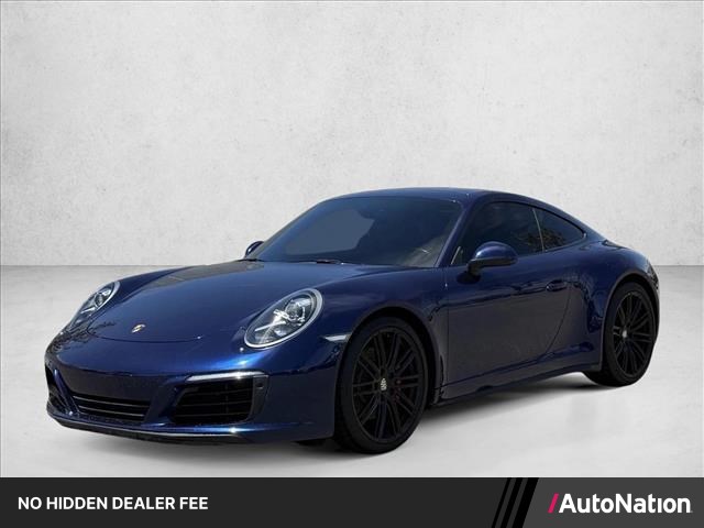 Black 2017 Porsche 911 Coupe All-Wheel Drive 7-Speed Automatic
