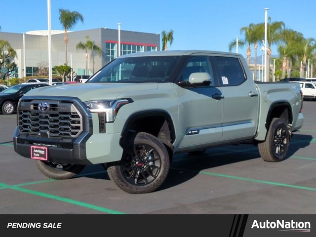 Lunar Rock 2026 Toyota Tundra Platinum CrewMax Cab 4WD Pickup Truck Four-Wheel Drive Automatic