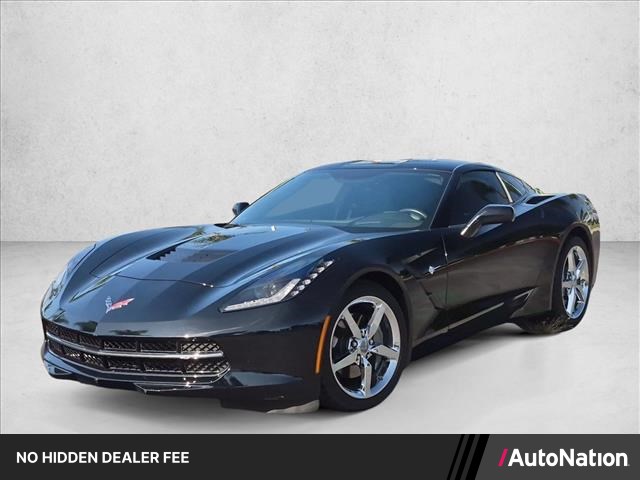 Black 2014 Chevrolet Corvette Coupe Rear-Wheel Drive 6-Speed Automatic