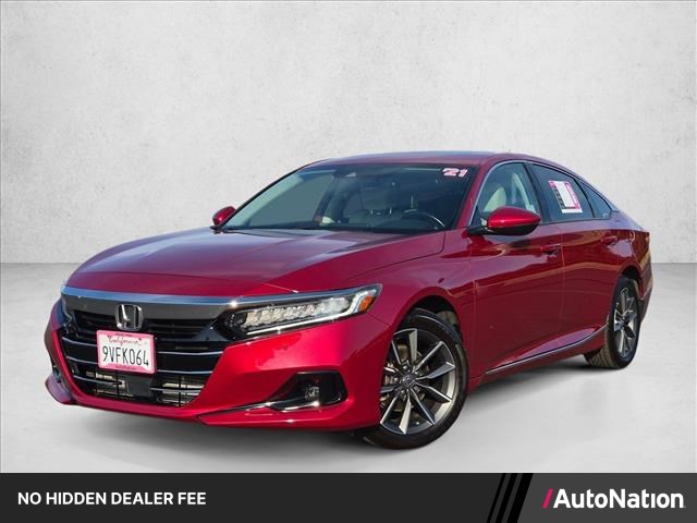 Radiant Red Metall 2021 Honda Accord Sedan Front-Wheel Drive Automatic