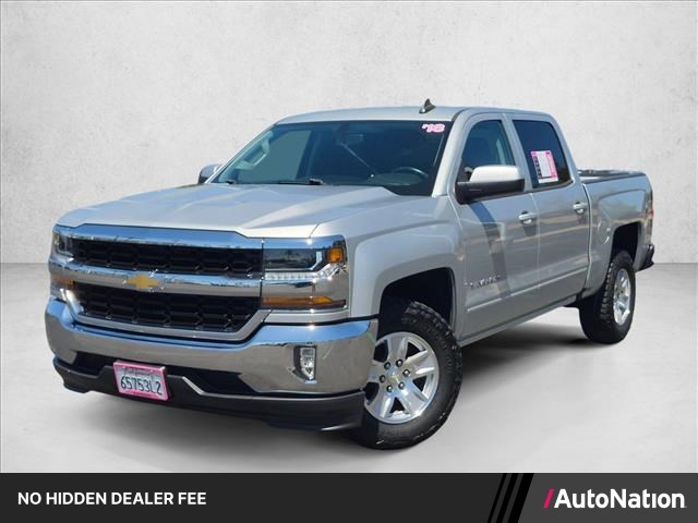 Silver Ice Metallic 2018 Chevrolet Silverado 1500 Pickup Truck 4X2 6-Speed Automatic