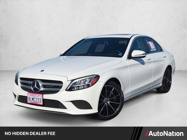 Polar White 2019 Mercedes-Benz C-Class C 300 RWD Sedan Rear-Wheel Drive Automatic