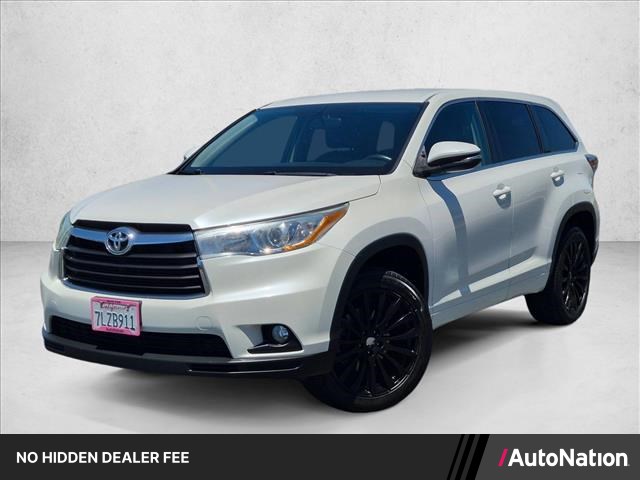 White (Blizzard Pearl) 2015 Toyota Highlander SUV / Crossover Front-Wheel Drive Automatic