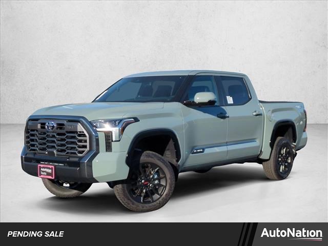 Lunar Rock 2026 Toyota Tundra Platinum CrewMax Cab 4WD Pickup Truck Four-Wheel Drive Automatic