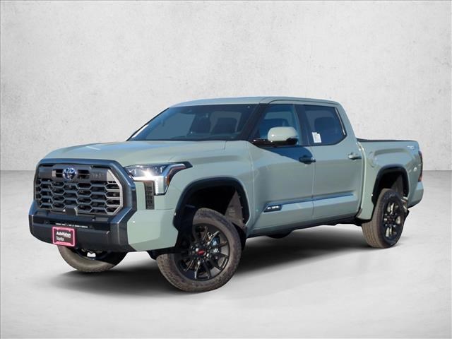 Lunar Rock 2026 Toyota Tundra Platinum CrewMax Cab 4WD Pickup Truck Four-Wheel Drive Automatic