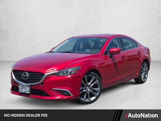 Soul Red Metallic 2017 Mazda MAZDA6 Sedan Front-Wheel Drive Automatic