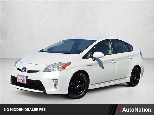 White (Blizzard Pearl) 2015 Toyota Prius Hatchback Front-Wheel Drive Automatic