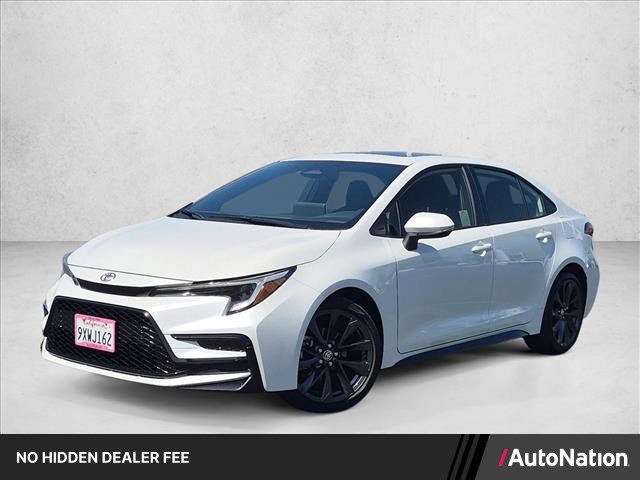 White (Wind Chill Pearl) 2026 Toyota Corolla Sedan Front-Wheel Drive Continuously Variable Transmission