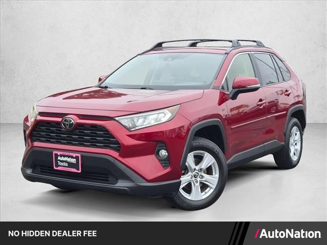 Red (Ruby Flare Pearl) 2019 Toyota RAV4 SUV / Crossover Front-Wheel Drive Automatic
