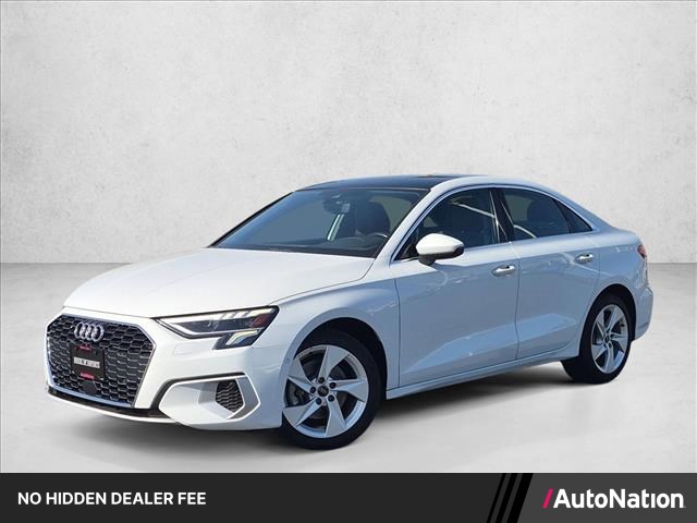 Black 2024 Audi A3 Sedan Front-Wheel Drive Automatic